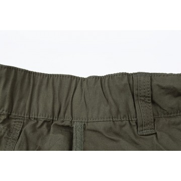 FOX COLLECTION green & silver combat shorts Taglia S Fox articoli per la pesca