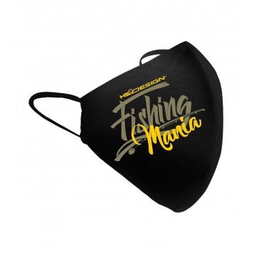 FACE MASK FISHING MANIA YELLOW