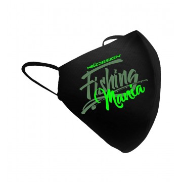 FACE MASK FISHING MANIA GREEN