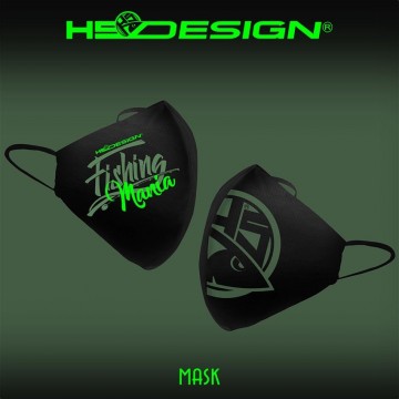 FACE MASK FISHING MANIA GREEN
