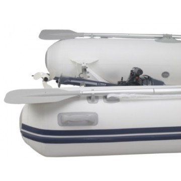 TENDER WITH FOLD-DOWN TRANSOM