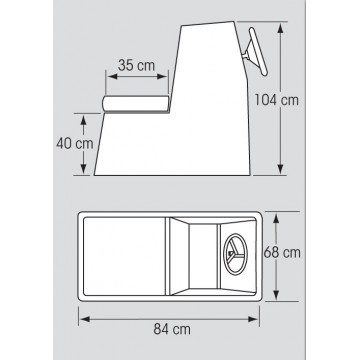 Plastimo steering console