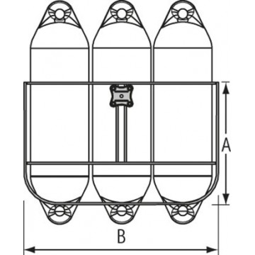 3-FENDER BASKET Plastimo articoli nautici