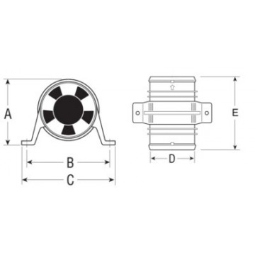 PLASTIMO IN-LINE BILGE BLOWER