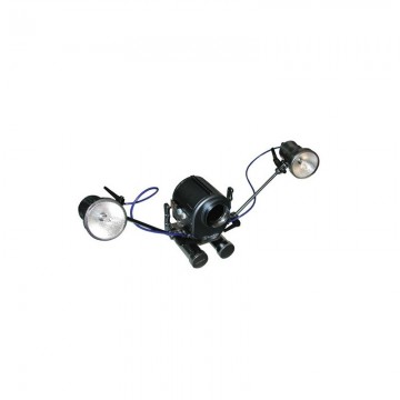 SCUBA LIGHT kit video 4 HID Scuba light torce da pesca