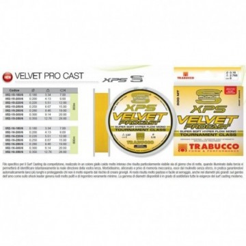 TRABUCCO filo velvet pro cast 0,30/300 m. Trabucco articoli da pesca