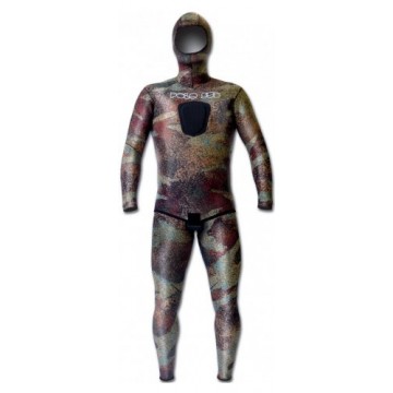 Muta spaccata foderata mimetica Polo sub N 17 Polo sub articoli subacquei