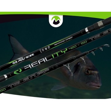 MAVER canna reality tele surf Maver articoli da pesca