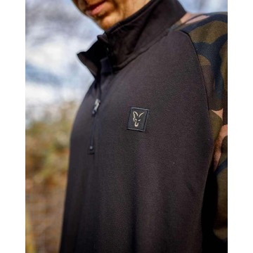 Fox LW Black/Camo QTR Zip - Taglia S Fox articoli per la pesca