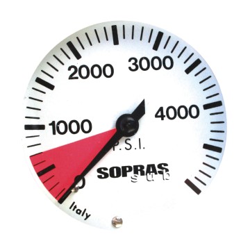 Manometro Tek 5000 PSI Soprassub Soprassub articoli subacquei