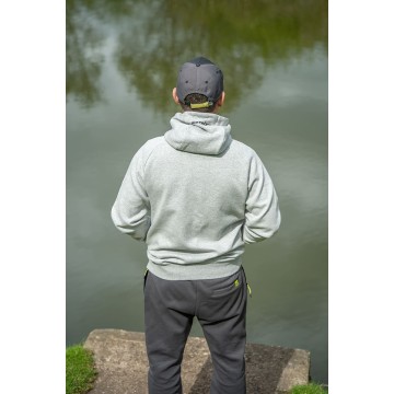 Matrix Black Edition Full Zip Hoody (Marl Grey/Lime) Matrix articoli da pesca in mare