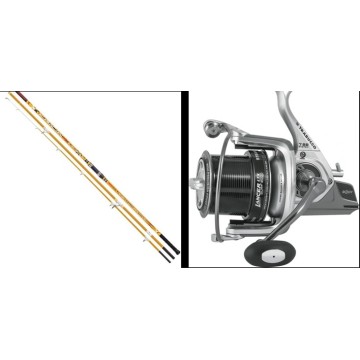 PROMO Trabucco Huracan RSX 4,20 - 200g + Trabucco Mul. Lancer LTX 8000 (Filo velvet 300 m. omaggio) Trabucco articoli da pesca
