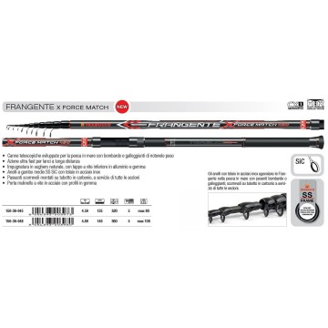 TRABUCCO frangente x-force match 4,50 m. Trabucco articoli da pesca