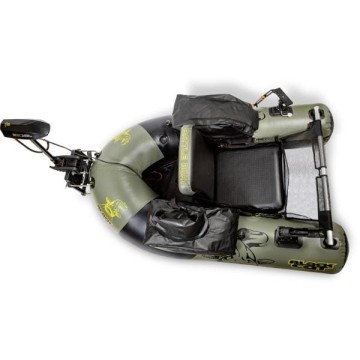 Battle Boat Set Black cat - Belly boat + Motore BC 2400 Black cat fishing
