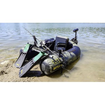 Battle Boat Set Black cat - Belly boat + Motore BC 2400 Black cat fishing