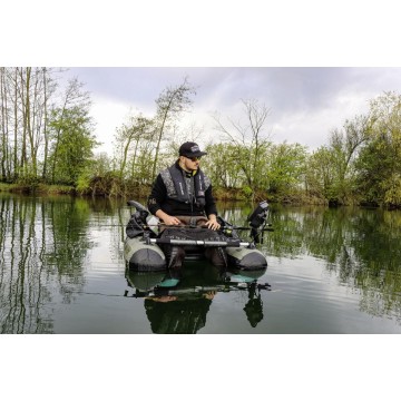 Battle Boat Set Black cat - Belly boat + Motore BC 2400 Black cat fishing