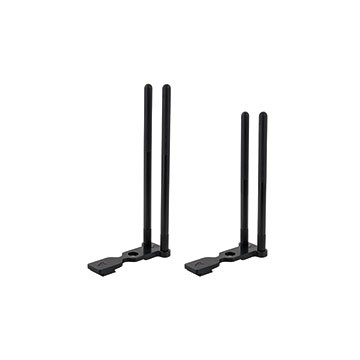 N.2 Fox black Label Snag ears & swinger plate - Standard Fox articoli per la pesca