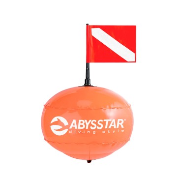 Boa segnasub con bandiera removibile Ø 38 cm Abysstar Abysstar Subacquea
