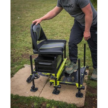 Matrix F25 Pro Swivel Seatbox Lime Edition Matrix articoli da pesca in mare