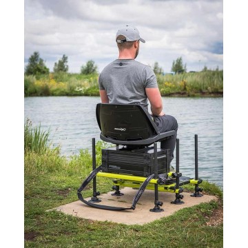Matrix F25 Pro Swivel Seatbox Lime Edition Matrix articoli da pesca in mare