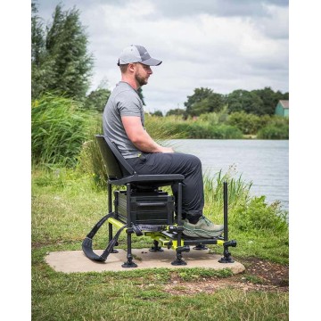 Matrix F25 Pro Swivel Seatbox Lime Edition Matrix articoli da pesca in mare