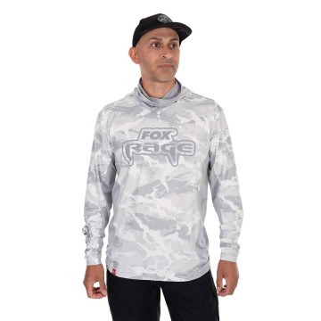 FOX RAGE UV hooded light camo top Fox rage articoli per la pesca
