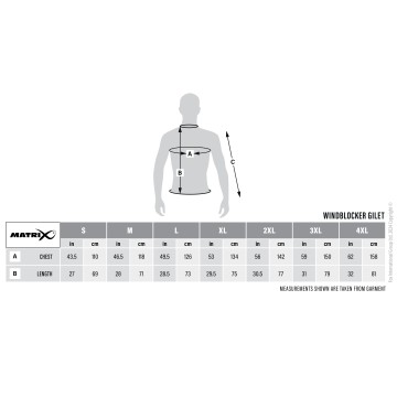 Matrix Wind Blocker Gilet Matrix articoli da pesca in mare