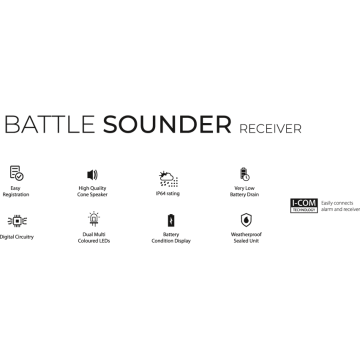 Battle Sounder Receiver Black cat fishing