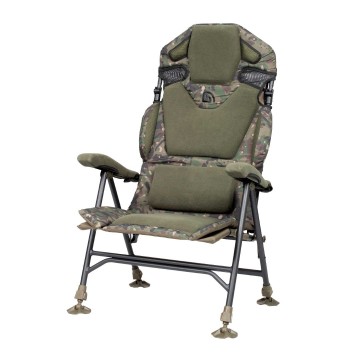 TRAKKER levelite camo longback recliner chair Trakker
