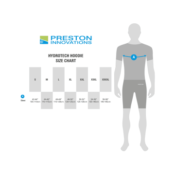Hydrotech Pullover Hoodie Preston articoli da pesca
