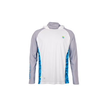 Performance Hooded Sun Shirt UPF-40 Preston articoli da pesca
