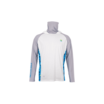 Performance Hooded Sun Shirt UPF-40 Preston articoli da pesca