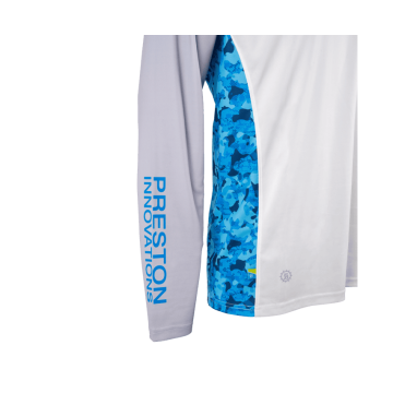 Performance Hooded Sun Shirt UPF-40 Preston articoli da pesca