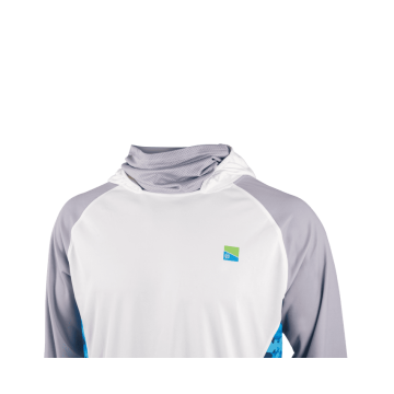 Performance Hooded Sun Shirt UPF-40 Preston articoli da pesca