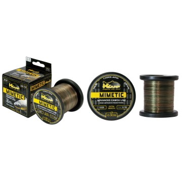 N.5 bobine - K-KARP mimetic 600 m. - 0,450 K-Karp attrezzatura da pesca a carpfishing