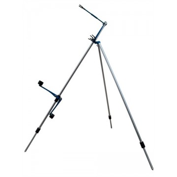 Tripode mico blu surfcasting tubi in acciaio e giunti blu Meccanica vadese Meccanica Vadese tripodi da pesca