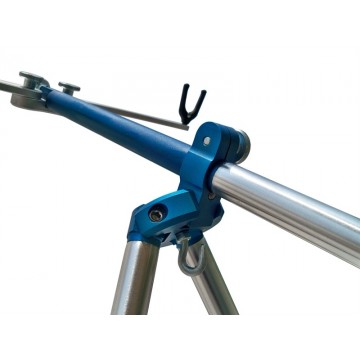Tripode mico blu surfcasting tubi in acciaio e giunti blu Meccanica vadese Meccanica Vadese tripodi da pesca