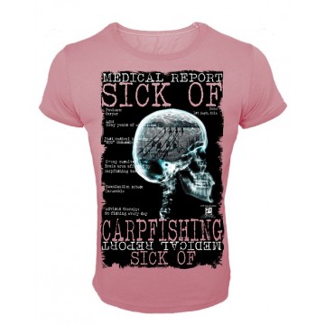 T-SHIRT SICK OF CARPFISHING HOTSPOT DESIGNE