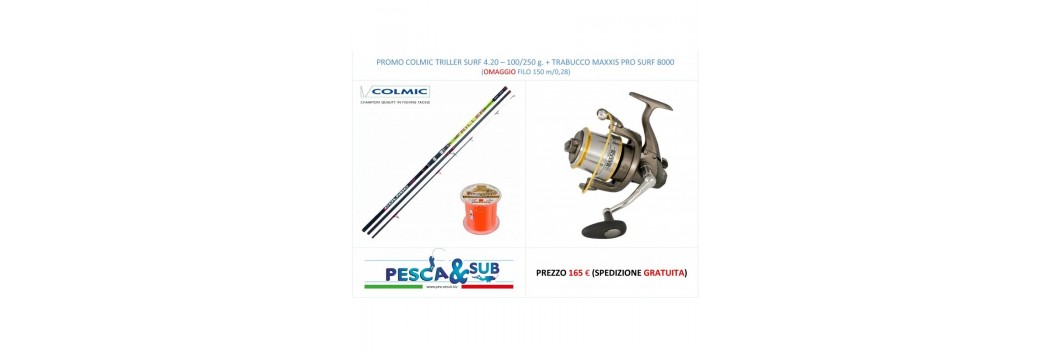 Trabucco promotions from surf and boat fishing - Pescaesub